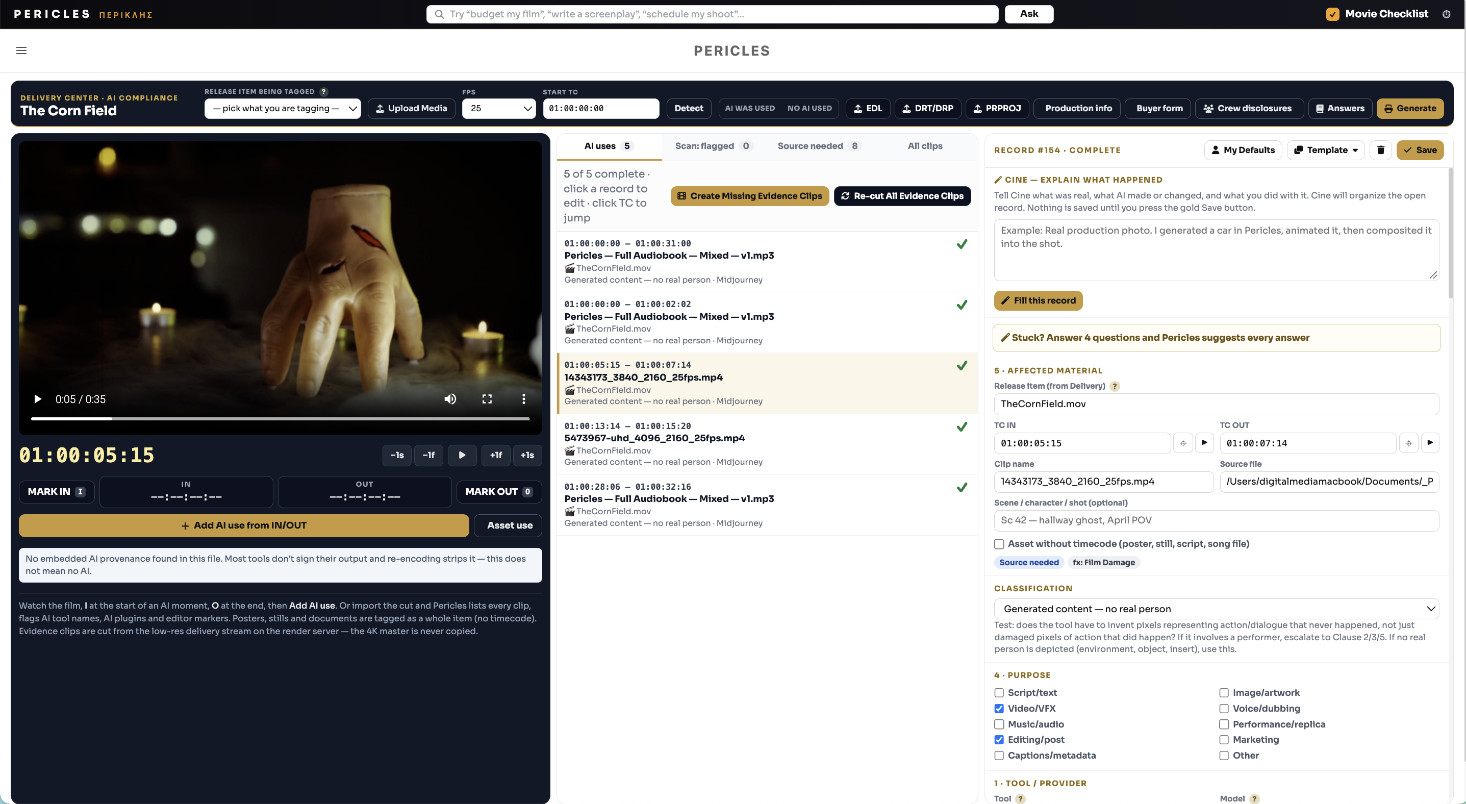 Pericles AI Compliance